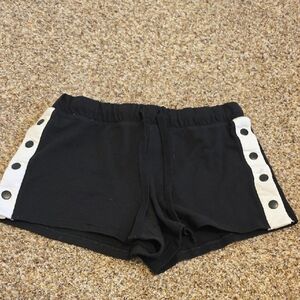 No Boundaries Black and White Athletic Shorts